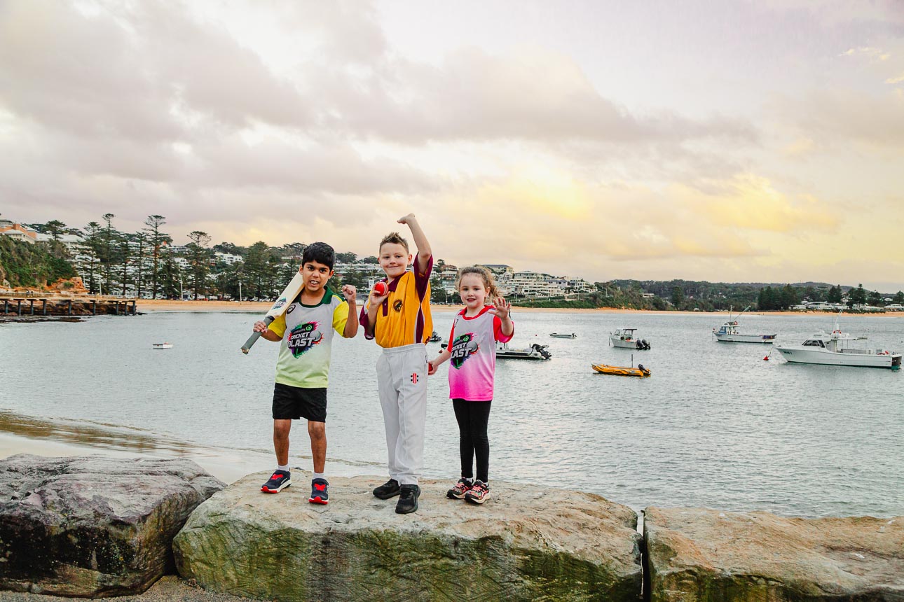 Woolworths Blasters, non comp introduction to cricket for kids 5 to 10 years.